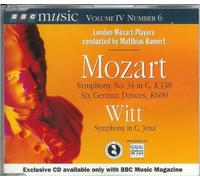 Mozart Symphony No.34 in C, K338 Six German Dances; Witt "Jena" Symphony, K600 by Unknown (1995-01-01)