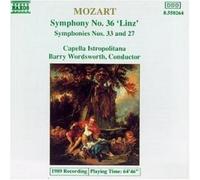 Mozart Symphony No.36 'Linz' & Symphonies nos.33 & 37 [UK Import]