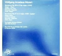 MOZART: SYMPHONY NO. 39 & 41 - GARDINER / THE ENGLISCH BAROQUE SOLOISTS - LIVE 09/FEB/2006, CADOGAN HALL, LONDON