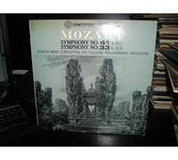MOZART, SYMPHONY NO 41 AND NO 33, GUNTERWAND CONDUCTING THE COLOGNE PHILHARMONIC ORCHESTRA, COUNTERPOINT ESOTERIC
