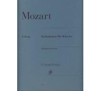 Mozart – Variaciones completas para piano – Urtext – Henle Verlag