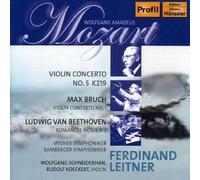 MOZART: Violin Concerto No. 5 / BRUCH: Violin Concerto No. 1 / BEETHOVEN: Romances Nos. 1 and 2
