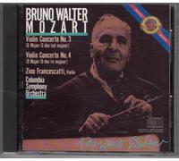 Mozart:Violin Concertos nos. 3 & 4 - Bruno Walter (Conductor), Columbia Symphony Orchestra (Orchestra), Zino Francescatti (Violin)/ CBS 1985