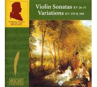 Mozart: Violin Sonatas Kv. 26 & 31 / Variations Kv. 359 & 360 [CD de audio]