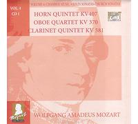 Mozart Volume 4 Chamber Music - Violin Sonatas - Church Sonatas. Horn Quintet KV 407 Oboe Quartet KV 370 Clarinet Quintet KV 581