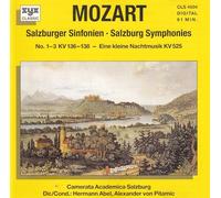 Mozart, W. A. - Mozart Salzburger Sinfonien No. 1-3 KV 136-138 - Eine kleine Nachtmusik KV 525
