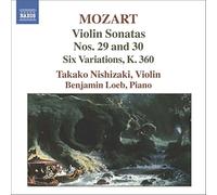 Wolfgang Amadeus Mozart – Sonatas para violín n.º 29 y 30 (Nishizaki, Loeb) – CD – NAXOS