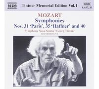 Mozart, W.a. - Tintner memorial édition.vol.1 mozart: symphonies nos. 31, 35 and 40 (tintner ed