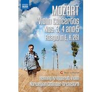Mozart, W.A.: Violin Concertos Nos. 3, 4 and 5 / Adagio, K. 261 (Kraggerud, Norwegian Chamber Orchestra) (NTSC) [DVD]