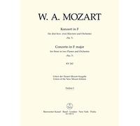 Mozart, W. Amadeus. Concerto in F Major Nº 7 KV 242/Violin I