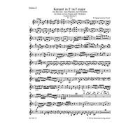 Mozart, W. Amadeus. Concerto in F Major Nº 7 KV242/Violin II