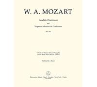 Mozart, W. Amadeus. Laudate Dominum KV 339/ Cello-Double Bas