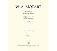 Mozart, W. Amadeus. Single Movements for Violin/ Violin II