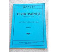 Mozart, WA - Divertimento in E-flat Major, K 563 - Violin, Viola, and Cello - edited by F Herrmann - International Music