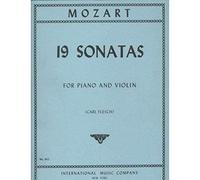 Mozart, WA - Nineteen Sonatas (Complete) - Violin and Piano - edited by Carl Flesch - International Music Co