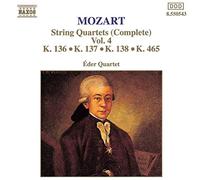 Mozart Wolfgang Amad – L'Intégrale des quatuors à cordes Vol.4 – NAXOS