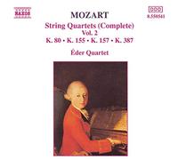 Mozart, Wolfgang Amad – Cuartetos de cuerda K. 80, K. 155, K. 157 y K. 387
