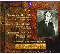 Mozart Wolfgang Amad - Sinfonia N.34, Sinfonia N.36, 39