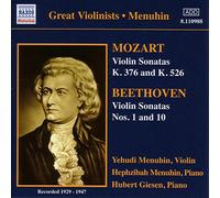 Menuhin, Y. – Sonatas para violín y piano – NAXOS