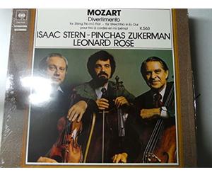 MOZART Wolfgang Amadeus (Austria) - Isaac Stern, Pinchas Zukerman, Leonard Rose - Divertimento For String Trio In E-Flat, K. 563