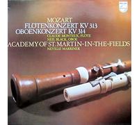 Mozart Wolfgang Amadeus und Sir Neville Marriner - Flötenkonzert Kv 313 - Oboenkonzert 314 - Claude Monteux, Neil Black - The Academy Of St. Martin-in-the-Fields - Neville Marriner