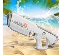 MOZC Pistola de Agua Eléctrica para Niños, Pistola de Agua Automática con Absorción Automática de Agua, Alcance 6-8M, Batería de Larga Duración para Fuego Continuo, Pistola de Agua Eléctrica para