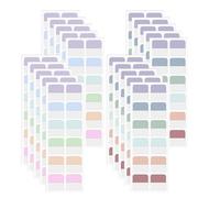 Mozeat Lens 240 tarjetas adhesivas para páginas autoadhesivas, marcadores de página, pestañas adhesivas, notas adhesivas, 2.8 x 2.8 cm, 240 Count