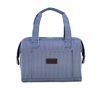 Mozing Lunch Bag Insulated Lunch Bags Reusable Lunch Box for Women Men Lunch Purse Bag Lunch Kit for Work/Outdoor(Stripe)