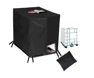 MOZMY IBC - Cubierta para depósito de agua IBC, cubierta para depósito IBC de 1000L, cubierta de depósito IBC, cubierta para depósito de combustible Oxford IBC, cubierta IBC