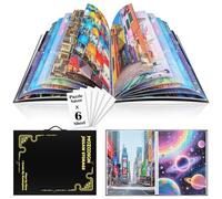 MOZOOSON Carpeta de Almacenamiento de Rompecabezas para 1000 Piezas, Organizador de Rompecabezas de Gran Capacidad portátil con 25 Bolsillos, Accesorios Puzzle Protectores y Antipolvo