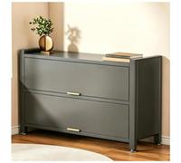 MOZTBH Zapatera de Acero, Gran Capacidad, Puerta abatible de 90° Que se desliza hacia adentro, estantes extraíbles, con Patas Ajustables para recibidor o Pasillo-Grey||5-Tier|L60xW32xH80cm