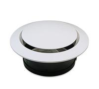 MOZTO Cubierta de ventilación Difusor de ventilación de Salida de Aire, for Mejorar el hogar Tubo de Aire Acondicionado Ventilación del hogar Rejilla Ajustable (Size : 100mm)