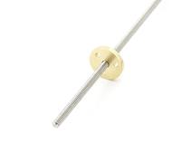 MOZTO Tornillo Trapezoidal De Acero Inoxidable T4 De 250 Mm De Longitud con Tuerca De Latón, For Barra Roscada De Mejoras For El Hogar (Color : Pitch 1 Lead 2mm)