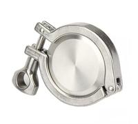 MOZTO Union 51mm Pipe O/D Sanitary 2" Tri Clamp Weld Ferrule + End Cap + Tri Clamp + Junta De Silicona Acero Inoxidable 304, For Mejoras En El Hogar Ajuste Casero