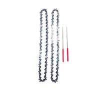 Mozulon 2 minicadenas de acero de 8 pulgadas for motosierra eléctrica con 2 limas