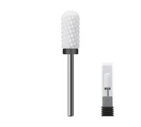 Mozulon Brocas de cerámica de 3/32 pulgadas for uñas acrílicas, taladro eléctrico profesional for uñas.(SMOOTH TOP - XC)