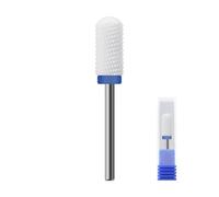 Mozulon Brocas de cerámica de 3/32 pulgadas for uñas acrílicas, taladro eléctrico profesional for uñas.(SMOOTH TOP - M)