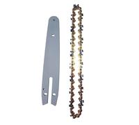 Mozulon Cadenas de motosierra con hoja de sierra dorada de 6 pulgadas y barra guía, herramientas eléctricas for hojas de sierra