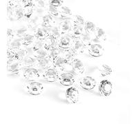 MOZUO 500 cuentas acrílicas transparentes de 0.394 in, rellenos de jarrón a granel, collar, pulsera, accesorios de joyería para decoración de mesa DIY