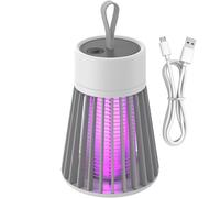 Mozz Guard,Zapper Pro Antimosquitos,LáMpara Repelente De Mosquitos Recargable Para Exteriores, Impermeable, Para Camping, Jardines E Interiores (Gris)