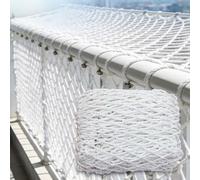 Mozzeilee Red de seguridad para niños y mascotas, malla protectora de nailon para escaleras, barandilla de cama, red de cuerda para balcón, red de carga para camión, parque infantil, malla decorativa