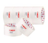 MP-6 Rollos Cinta Adhesiva Transparente, 48mm x 40m, Cinta Embalaje, para Embalar Cajas de Cartón y Paquetes, Empaquetados Seguros, Resistentes al Desgarre