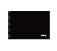 MP-ARTIX, Bloc de Dibujo, Tamaño A3 70 Hojas 110gr/㎡, Bloc de Bocetos con Espiral, 42x28.5 cm, Ideal para Dibujar con Carboncillo, Lápiz, Rotulador, Ceras o Pinturas