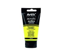 MP Artix Pintura Acrílica Satinada, Amarillo (Lemon Yellow), 75 ml