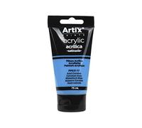 MP Artix Pintura Acrílica Satinada, Azul (Cerulean Blue), 75 ml