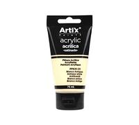 MP Artix Pintura Acrílica Satinada, Blanco (Antique White), 75 ml