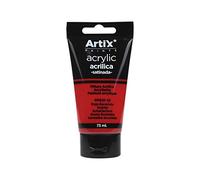 MP Artix Pintura Acrílica Satinada, Rojo (Scarlet), 75 ml