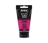 MP Artix Pintura Acrílica Satinada, Rosa (Rose Red), 75 ml