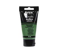 MP Artix Pintura Acrílica Satinada, Verde (Grass Green), 75 ml