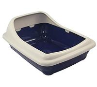 MP Bergamo - Bandeja de Arena + elevación antisalpicaduras para Gatos, Talla M